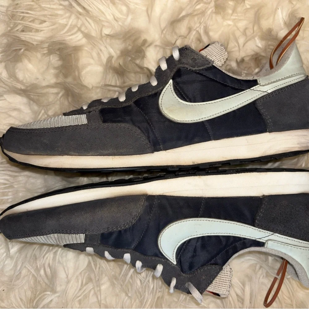 Nike Men's Athletic Shoes in Black, Gray, White, and Light Blue